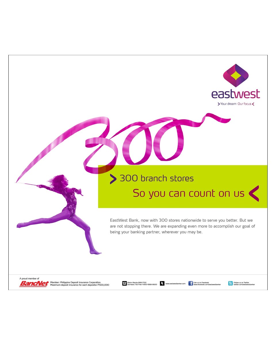 EastWest Bank — 300 Branch Stores